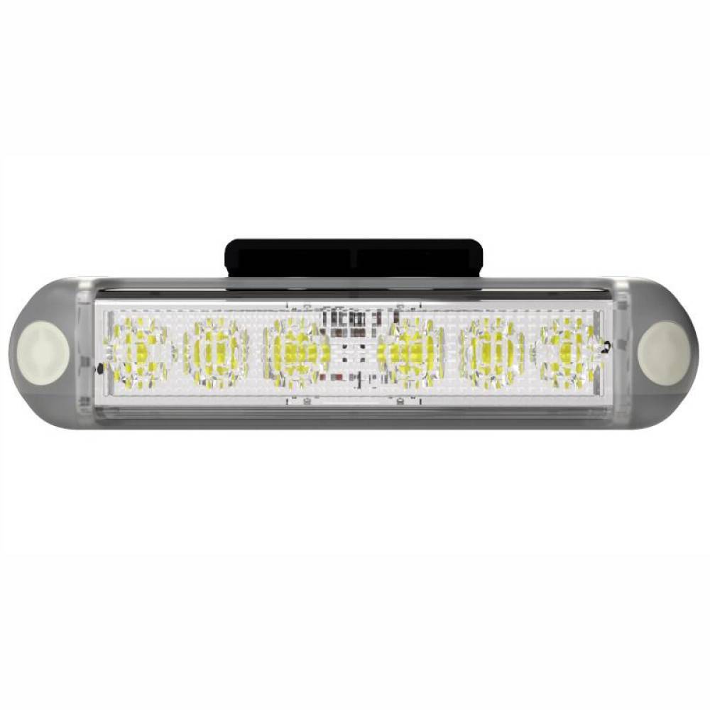 Set 2 proiectoare zi DRL 130x28.5mm, LED, 12-24V, 10W, cu suport prindere, LDR2783 Horpol