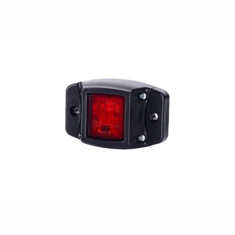 Lampa gabarit 58x47, LED, 12-24V, rosie, LD 438 Horpol