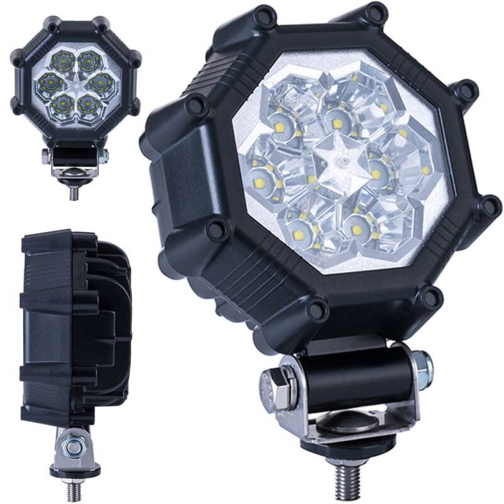 Proiector lucru 105x105, LED, 12-24V, 23W, 1800lm, slim, LRD2983 Horpol
