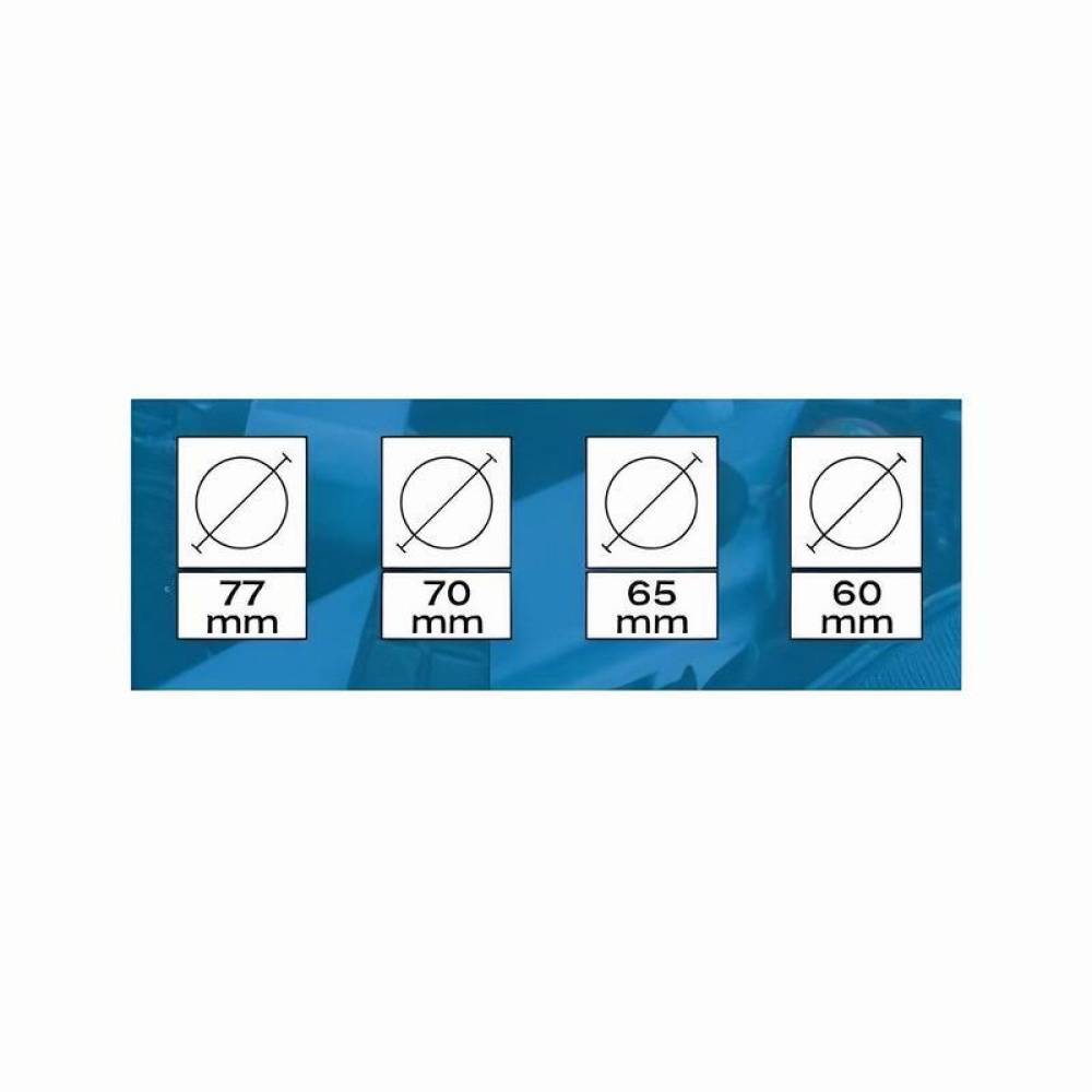 Filtru aer sport argintiu-crom, cu 4 adaptori, AFSTGRY SwissDrive