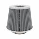 Filtru aer sport argintiu-crom, cu 4 adaptori, AFSTGRY SwissDrive
