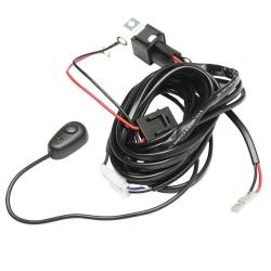 Cablaj electric pentru 1 proiector, cablu 3m, cu intrerupator Led si releu 12V 40A, Carguard CLL012