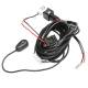 Cablaj electric pentru 1 proiector, cablu 3m, cu intrerupator Led si releu 12V 40A, Carguard CLL012