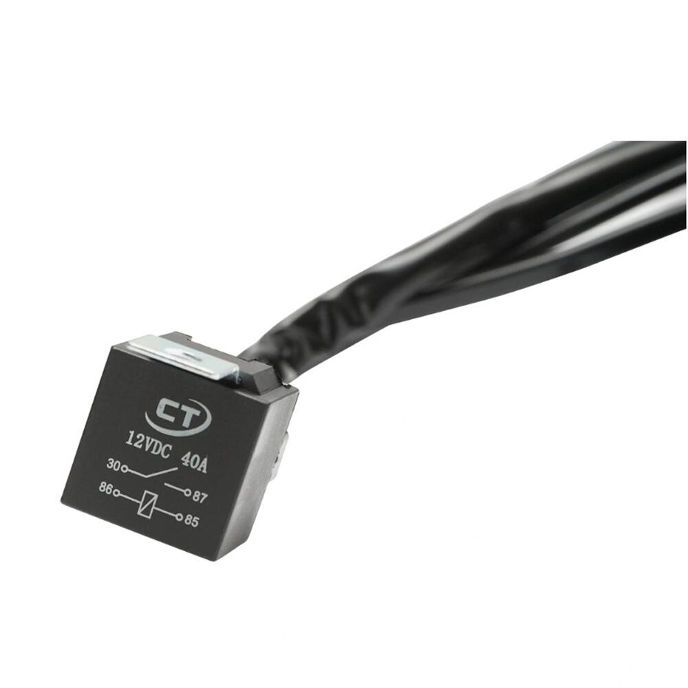 Cablaj electric pentru 1 proiector, cablu 3m, cu intrerupator Led si releu 12V 40A, Carguard CLL012