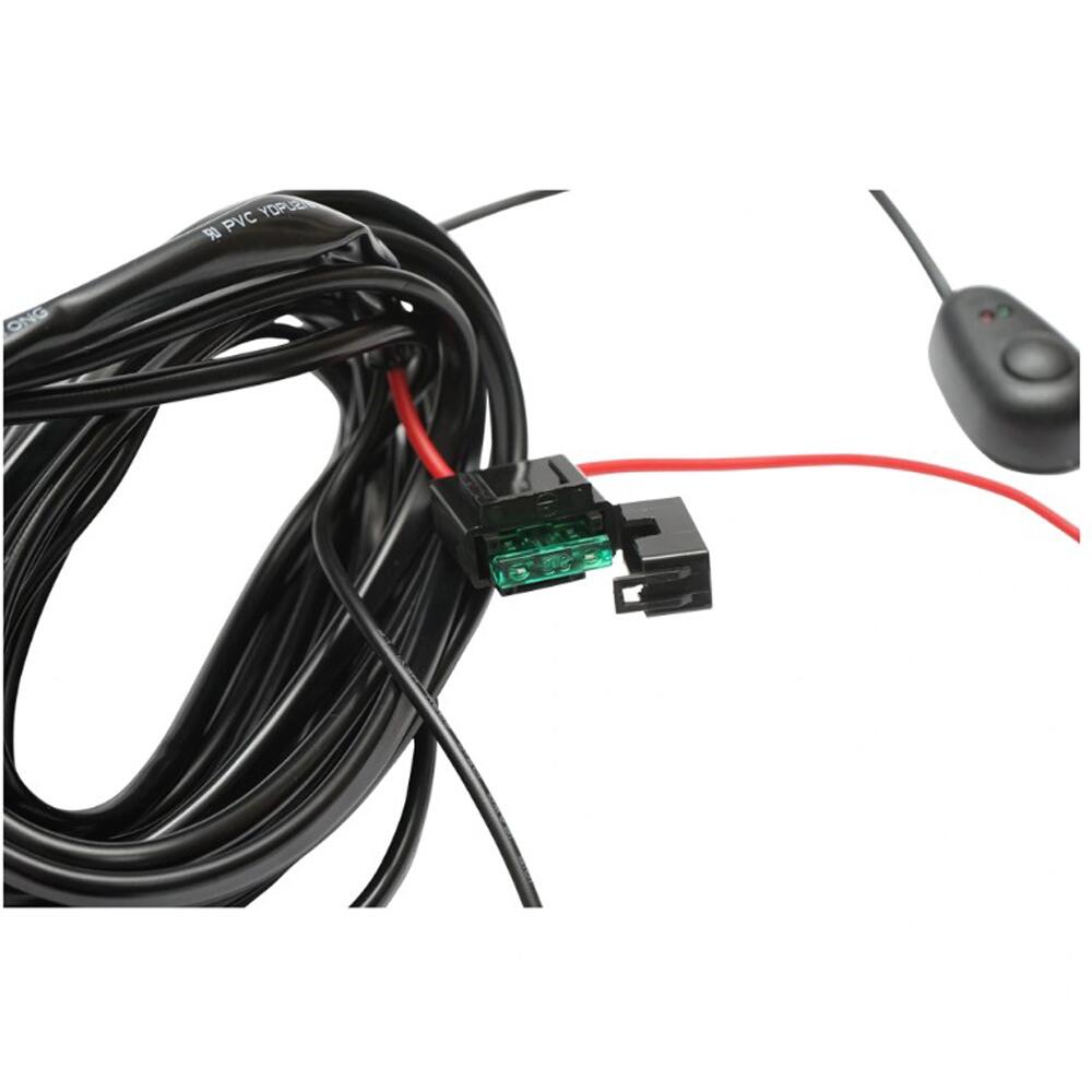 Cablaj electric pentru 1 proiector, cablu 3m, cu intrerupator Led si releu 12V 40A, Carguard CLL012