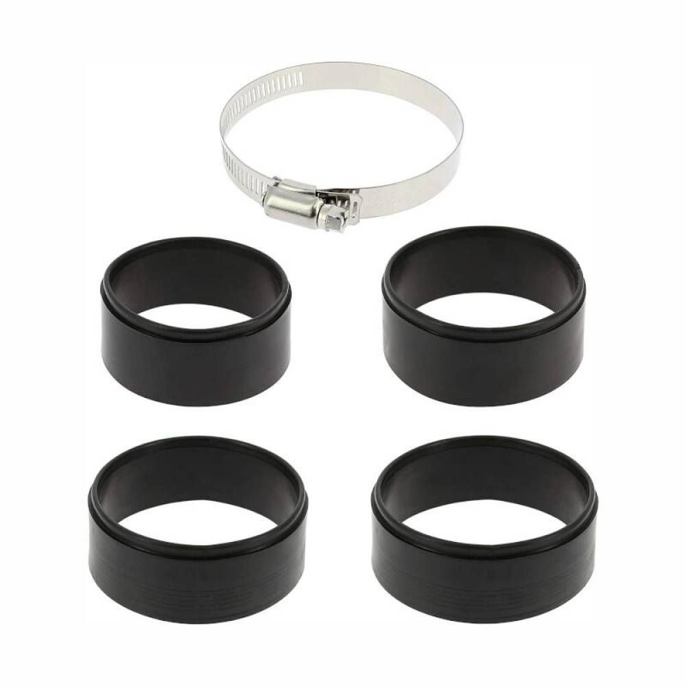 Filtru aer sport argintiu-crom, cu capac si 4 adaptori AFCRGRY SwissDrive 