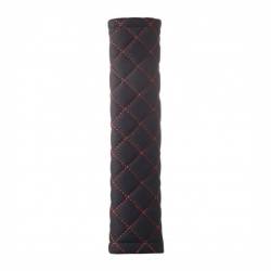 Set 2 huse centura siguranta, culoare neagra cu cusaturi rosii, CSP2300 SwissDrive 