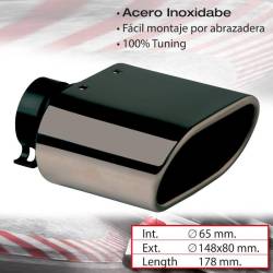 Ornament toba esapament, 178x65mm, DTM-2 Gun Metal, 400875G RaceSport 