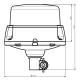 Girofar 12-24V, h173, LED, prindere cu tija fixa, cablu 3m, albastru, W126 867.6D Was