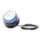 Girofar 12-24V, h173, LED, prindere cu tija fixa, cablu 3m, albastru, W126 867.6D Was