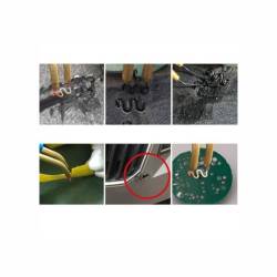 Set 100 cleme tip S, pentru pistol sudat-lipit plastic, crapaturi mari sau curbate, 0.6mm, K18028-6 Art