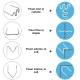 Aparat pentru lipit-sudat plastic, set pentru repararea fisurilor din plastic cu cleme, FST-H50 Art