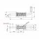 Inchizator oblon cu arc, 156mm, fi 12mm, ZB-08 SPP
