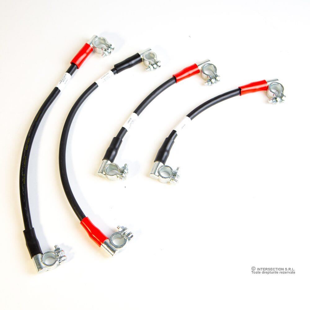 Cablu conector baterii -25cm, 35mm2, borne 90gr hyb LA25/35