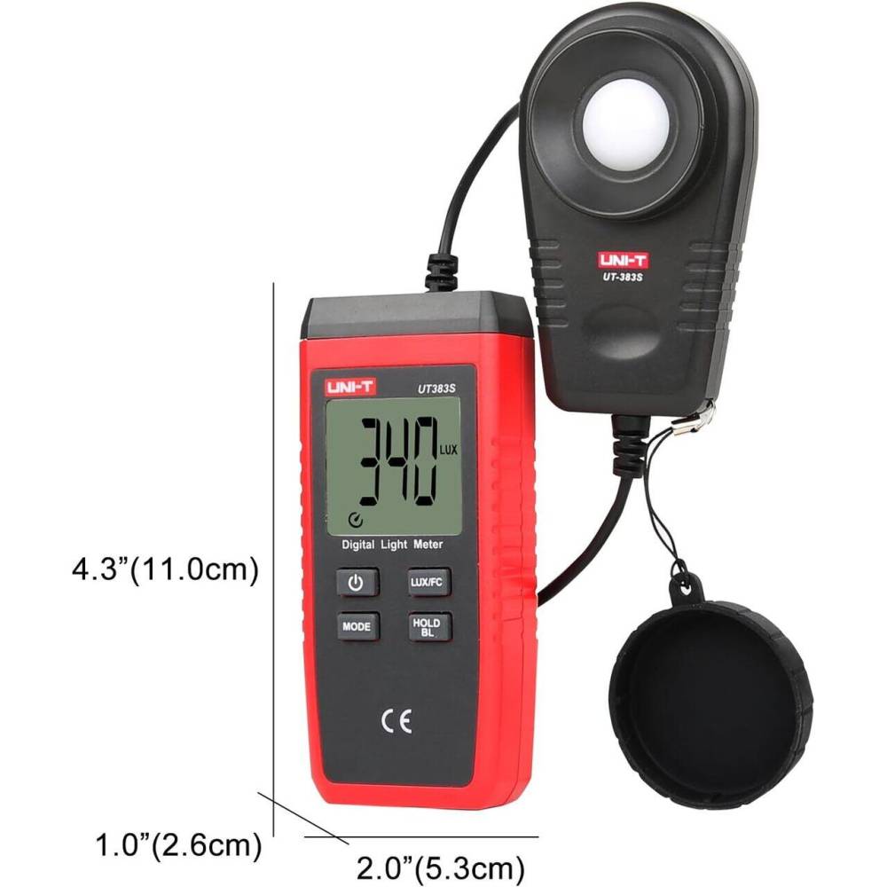 Luxmetru digital, masoara intensitatea luminii, UNI-T UT383 S Luxmetru digital, masoara intensitatea luminii, UNI-T UT383 S