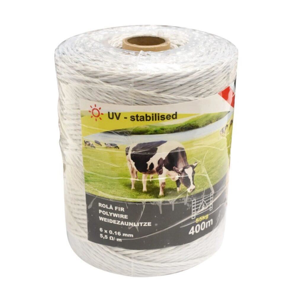 Rola fir alb, fi1.6, 6x.016mm, 400m, BK87652, BY68