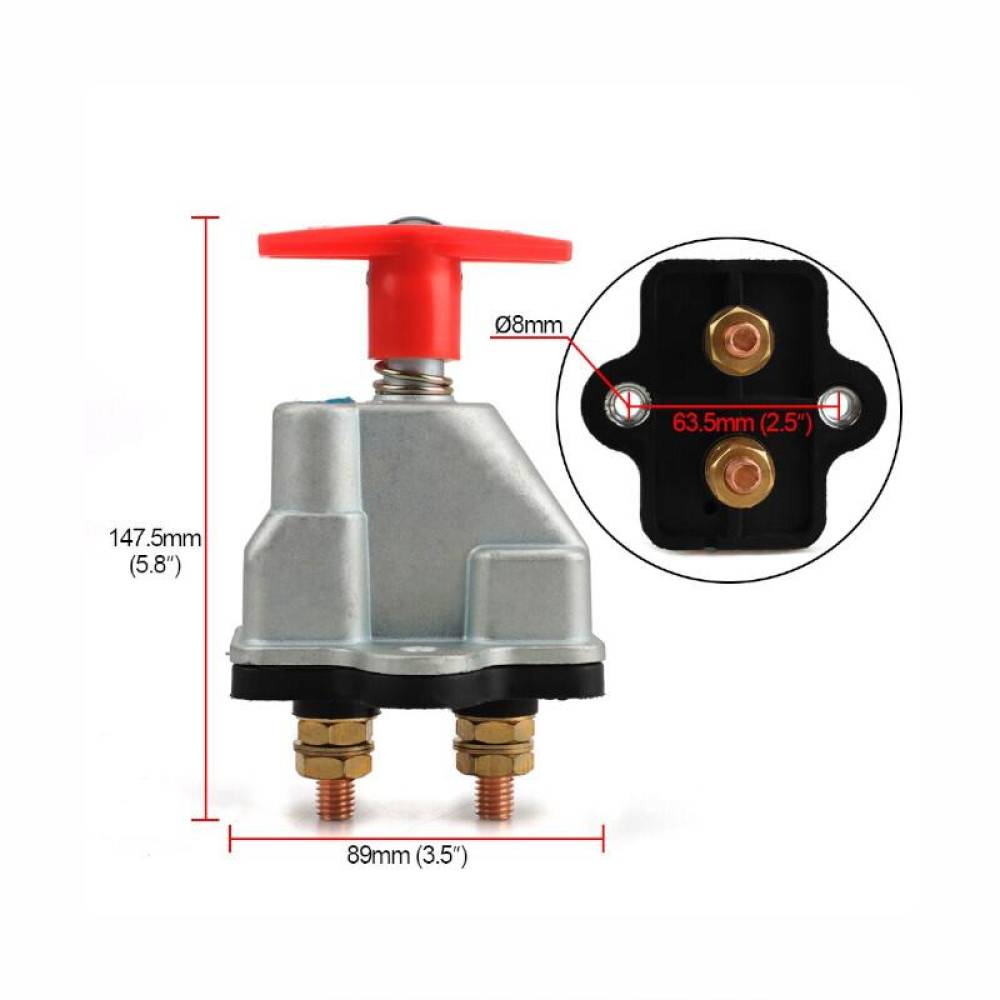 Contact general 12/24V, 250A, cu cheie E1244