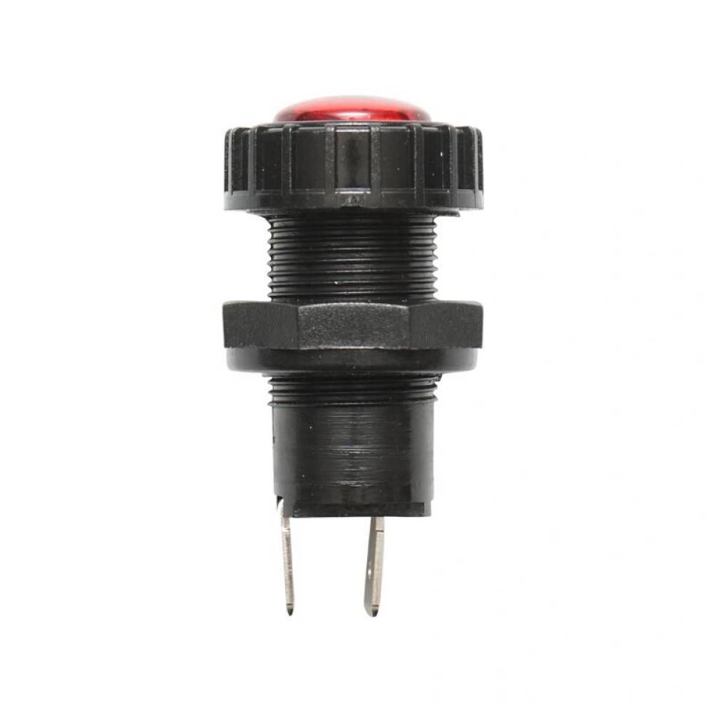 Lampa martor bord fi16mm, lung 48mm, fara bec liliput BA7s  rosu BK77273