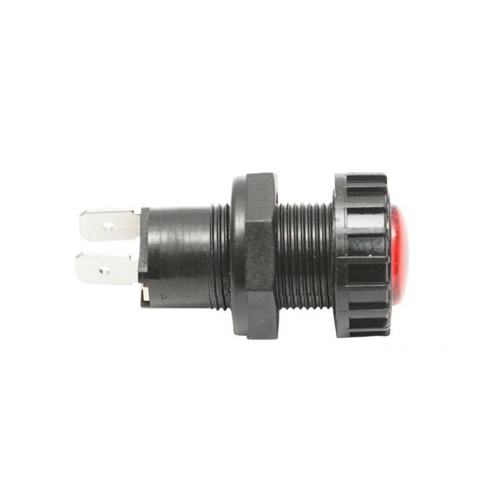 Lampa martor bord fi16mm, lung 48mm, fara bec liliput BA7s  rosu BK77273