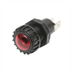 Lampa martor bord fi16mm, lung 48mm, fara bec liliput BA7s  rosu BK77273
