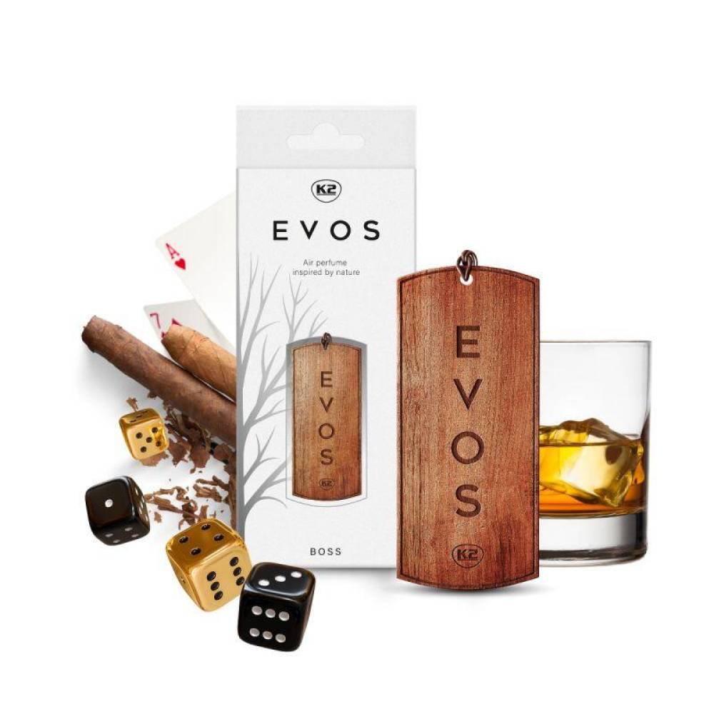 Odorizant auto pandativ din lemn, Evos Boss, V034 K2