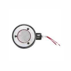 Lampa gabarit brat 120mm, LED, 12-24V, cercel oglinda, alb-rosu, BK69543