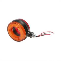 Lampa gabarit brat 120mm, LED,12-24V, cercel oglinda, galben-rosu, BK69542