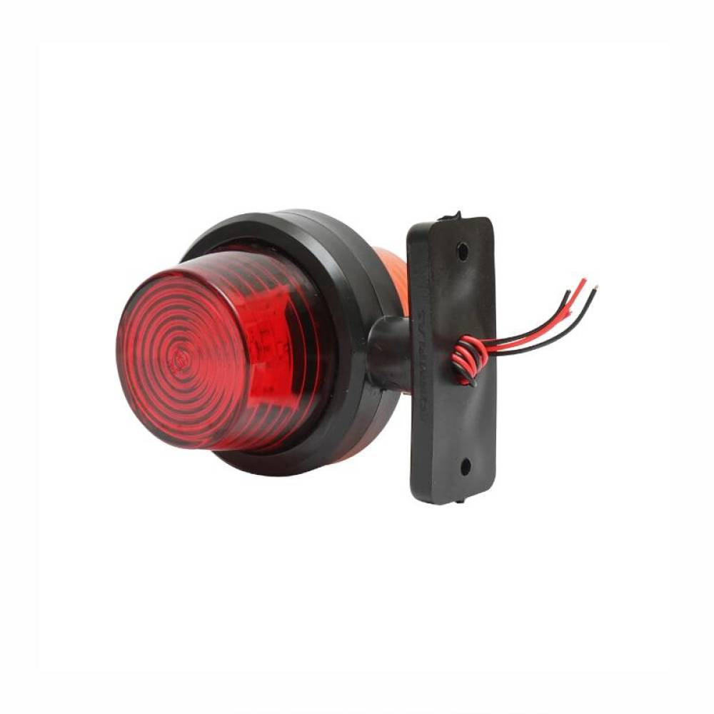 Lampa gabarit brat 105mm, LED, Old School, galben-rosu, FR0117 Formplas