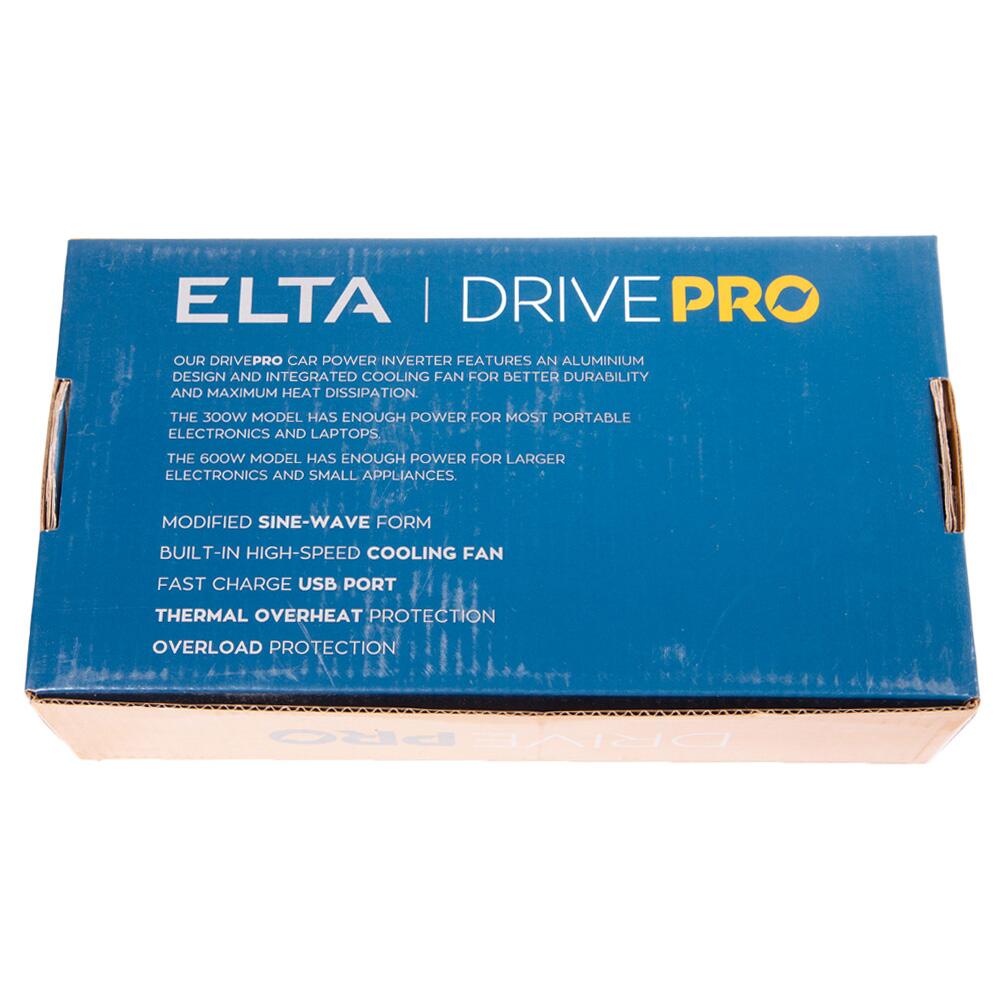 Invertor din 12V in 230V, 300W, cu USB, priza tip E, Elta DrivePro EB8550 Automax Invertor din 12V in 230V, 300W, cu USB, priza tip E, Elta DrivePro EB8550 Automax