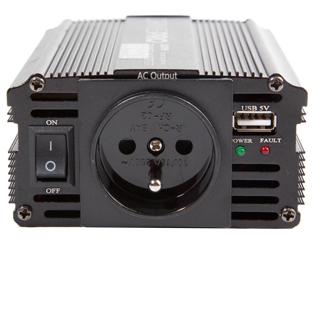 Invertor din 12V in 230V, 300W, cu USB, priza tip E, Elta DrivePro EB8550 Automax Invertor din 12V in 230V, 300W, cu USB, priza tip E, Elta DrivePro EB8550 Automax