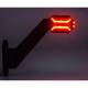 Lampa gabarit cu brat oblic 45°, 200mm, LED, 3 functii, dreapta, Dragon Light, HOR134 LD2995 Horpol