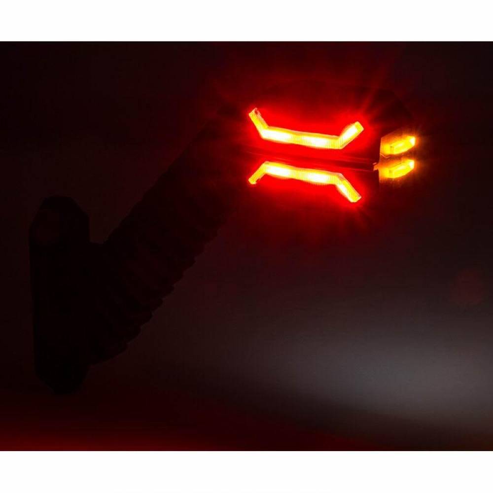 Lampa gabarit cu brat oblic 45°, 200mm, LED, 3 functii, dreapta, Dragon Light, HOR134 LD2995 Horpol