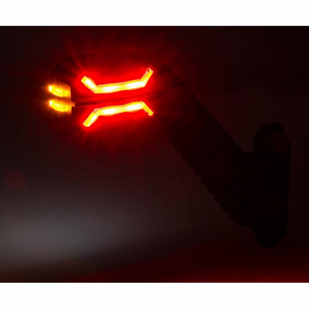 Lampa gabarit cu brat oblic 45°, 200mm, LED, 3 functii, stanga, Dragon Light, HOR134 LD2994 Horpol Lampa gabarit cu brat oblic 45°, 200mm, LED, 3 functii, stanga, Dragon Light, HOR134 LD2994 Horpol