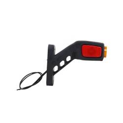 Lampa gabarit cu brat 134mm, cotit la 45°, Led NEON, 3 functii, dreapta, W48N LOGO 2051NP Was