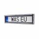 Suport numar cu catadioptru reflectorizant alb, 58x16cm, W253 2120 Was