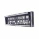 Suport numar cu catadioptru reflectorizant alb, 58x16cm, W253 2120 Was