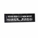 Suport numar cu catadioptru reflectorizant alb, 58x16cm, W253 2120 Was