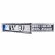 Suport numar cu catadioptru reflectorizant alb, 58x16cm, W253 2120 Was