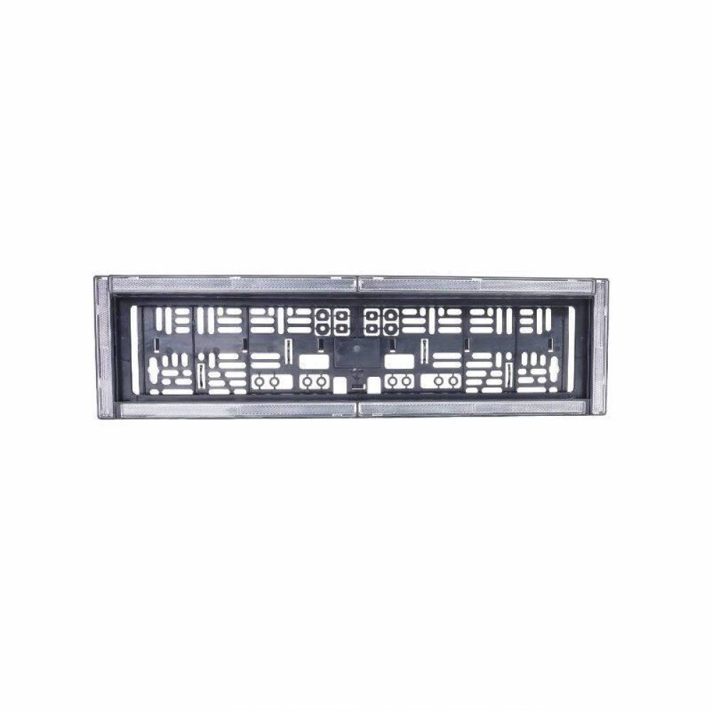 Suport numar cu catadioptru reflectorizant alb, 58x16cm, W253 2120 Was