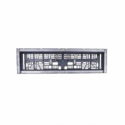 Suport numar cu catadioptru reflectorizant alb, 58x16cm, W253 2120 Was