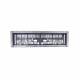 Suport numar cu catadioptru reflectorizant alb, 58x16cm, W253 2120 Was