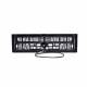 Suport numar cu iluminare numar LED, 58x16cm, 12-24V, W253 2100 Was