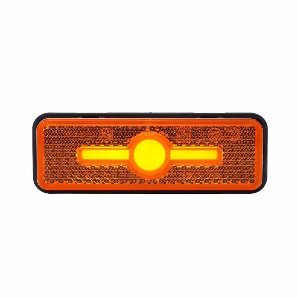 Lampa gabarit 103x49, cu suport, Led NEON, 12-24V, galbena, W254 2033 NN Was