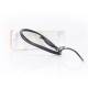 Lampa gabarit 103x49, cu suport, Led NEON, 12-24V, galbena, W254 2033 NN Was