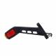 Lampa gabarit cu brat 186mm, cotit la 45°, Led NEON, 3 functii, stanga, W48N LOGO 2049NL Was