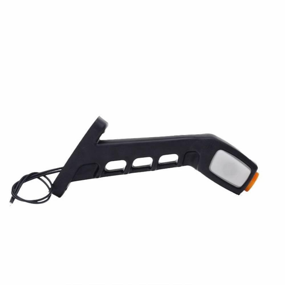 Lampa gabarit cu brat 186mm, cotit la 45°, Led NEON, 3 functii, stanga, W48N LOGO 2049NL Was