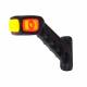 Lampa gabarit cu brat 186mm, cotit la 45°, Led NEON, 3 functii, stanga, W48N LOGO 2049NL Was