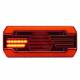 Lampa spate 302x131, LED, 4 functii, semnalizare dinamica, pozitie NEON, cu cablu, 12-24V, stanga, W250DD 1884 DD L Was