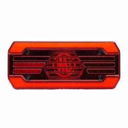 Lampa spate 302x131, LED, 4 functii, semnalizare dinamica, pozitie NEON, cu cablu, 12-24V, stanga, W250DD 1884 DD L Was