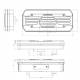 Lampa spate 302x131, LED, 4 functii, semnalizare dinamica, pozitie NEON, cu cablu, 12-24V, dreapta, W250DD 1885 DD P Was Lampa spate 302x131, LED, 4 functii, semnalizare dinamica, pozitie NEON, cu cablu, 12-24V, dreapta, W250DD 1885 DD P Was